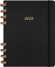 MOLESKINE 2025 12-MONTH XL LIFE SPIRAL PLANNER: BLACK EPALON