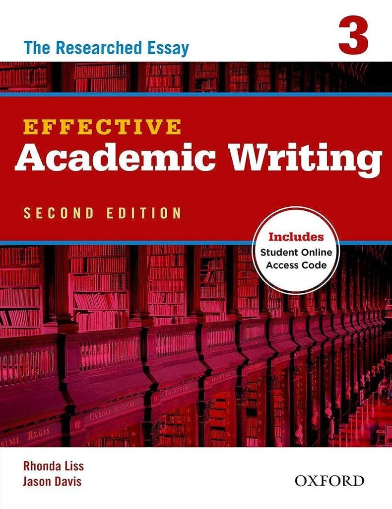 EFFECTIVE ACADEMIC WRITING 3 2ND EDITION STUDENT'S BOOK