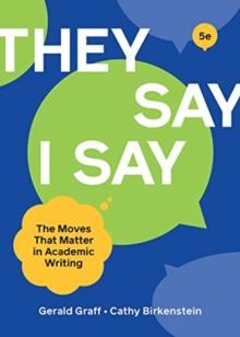 THEY SAY / I SAY