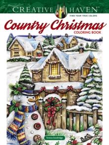 CREATIVE HAVEN COUNTRY CHRISTMAS COLORING BOOK