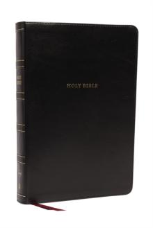 NKJV HOLY BIBLE, SUPER GIANT PRINT REFERENCE BIBLE, BLACK LEATHERSOFT, 43,000 CROSS REFERENCES, RED LETTER, COMFORT PRINT: NEW KING JAMES VERSION