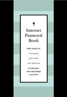 INTERNET PASSWORD BOOK