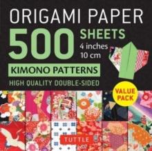 ORIGAMI PAPER 500 SHEETS KIMONO PATTERNS  4 (10 CM)