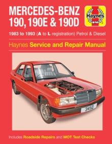 MERCEDES-BENZ 190, 190E & 190D PETROL & DIESEL (83 - 93) HAYNES REPAIR MANUAL