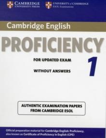 CPE CAMBRIDGE PROFICIENCY 1 PRACTICE TESTS
