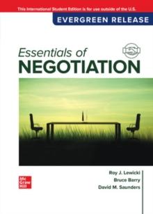 ESSENTIALS OF NEGOTIATION: 2024 RELEASE ISE