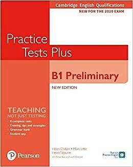 B1 PRELIMINARY PET PRACTICE TESTS PLUS STUDENT'S BOOK 2020