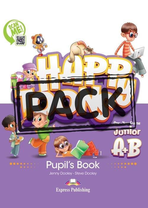HAPPYTOONS JUNIOR A & B JUMBO PACK (STUDENT'S BOOK, WORKBOOK, COMPANION AND GRAMMAR, ALPHABET BOOK)