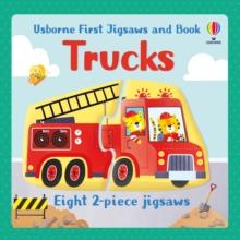 USBORNE FIRST JIGSAWS AND BOOK: TRUCKS