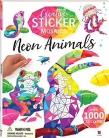 CREATIVE STICKER MOSAICS NEON ANIMALS