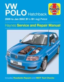 VW POLO HATCHBACK PETROL (00 - JAN 02) HAYNES REPAIR MANUAL