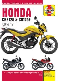 HONDA CBF125 & CB125F ('09 TO '17)