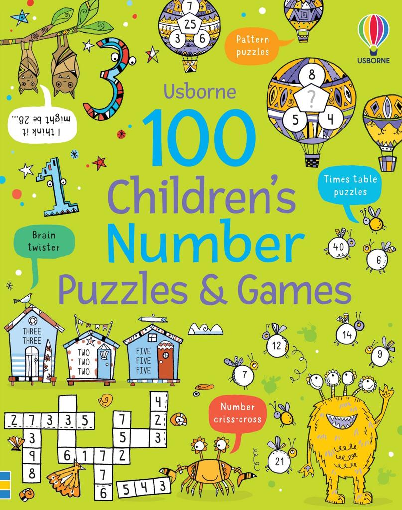 100 CHILDREN'S NUMBER PUZZLES AND GAMES
