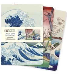 JAPANESE WOODBLOCKS SET OF 3 MIDI NOTEBOOKS