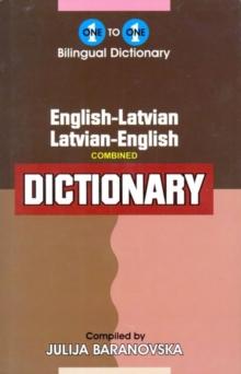ENGLISH-LATVIAN & LATVIAN-ENGLISH ONE-TO-ONE DICTIONARY