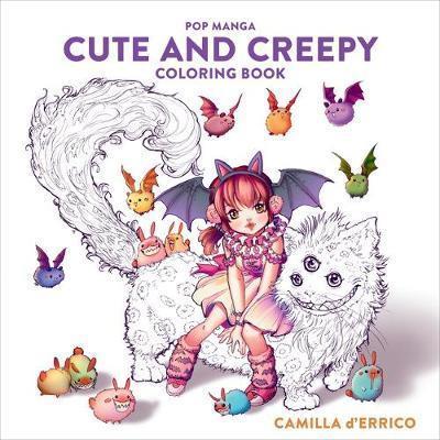 POP MANGA CUTE AND CREEPY COLORING BOOK