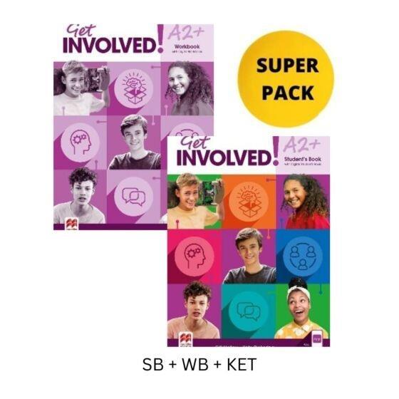 GET INVOLVED A2 PLUS  SUPER PACK (STUDENT'S BOOK  PLUS  WORKBOOK  PLUS KET)