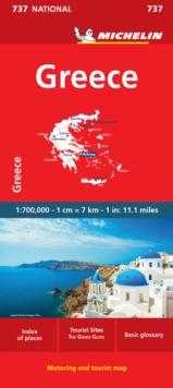 GREECE - MICHELIN NATIONAL MAP 737