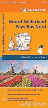 NETHERLANDS NORTH - MICHELIN REGIONAL MAP 531