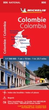 COLOMBIA - MICHELIN NATIONAL MAP 806