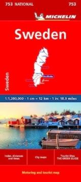 SWEDEN - MICHELIN NATIONAL MAP 753