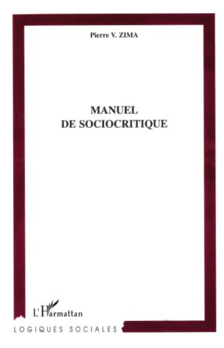 MANUEL DE SOCIOCRITIQUE