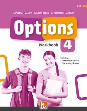 OPTIONS 4 WORKBOOK ( PLUS E-ZONE  PLUS  WORDLIST  PLUS  WRITING BOOKLET)