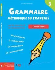 GRAMMAIRE METHODIQUE 3 ELEVE