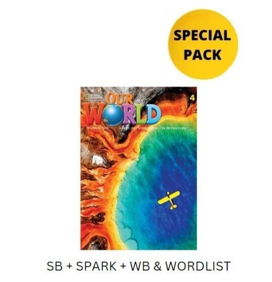 OUR WORLD 4 2ND EDITION SPECIAL PACK FOR GREECE (STUDENT'S BOOK  PLUS  SPARK  PLUS  WORKBOOK & WORDLIST)