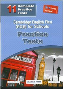 FCE FOR SCHOOLS 11 PRACTICE TESTS 2015 TEACHER'S BOOK ΒΙΒΛΙΟ ΚΑΘΗΓΗΤΗ