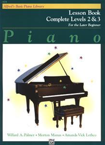 ALFRED'S BASIC PIANO LIBARY- COMPLETE LESSON BOOK LEVEL 2 & 3
