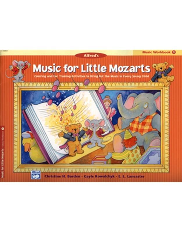 ALFREDS MUSIC FOR LITTLE MOZARTS - WORKBOOK 1