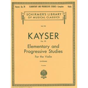 KAYSER - 36 ETUDES OP. 20 (36 ΣΠΟΥΔΕΣ ΓΙΑ ΒΙΟΛΙ) SCHIRMER