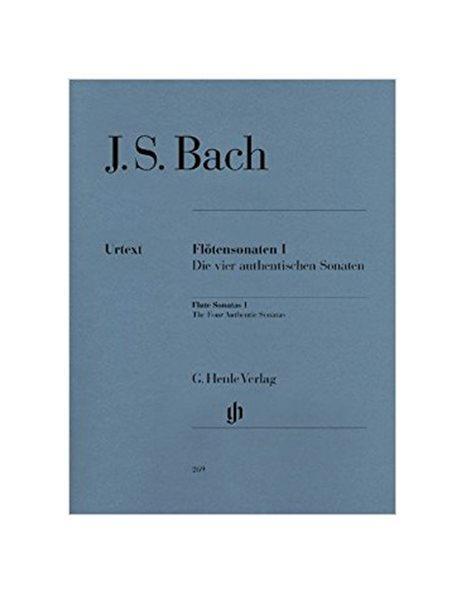 JOHANN SEBASTIAN BACH - FLUTE SONATAS VOL I / THE FOUR AUTHENTIC WITH VIOLONCELLO PART