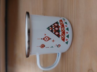 Χριστουγεννιάτικη κούπα - Γεωμετρικά σχήματα 