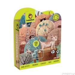 LUDATTICA WONDERFUL PUZZLE 108 PIECES PEEKABOO 
