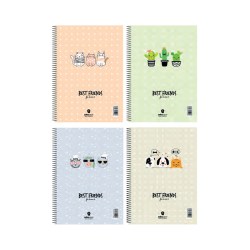 Τετράδιο Σπιράλ Α4 Salko Paper Best Friends 2Θ. 60Φ