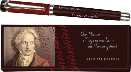 Moses Στυλό Rollerball με Μπλε Mελάνι Libri X Ludwig van Beethoven
