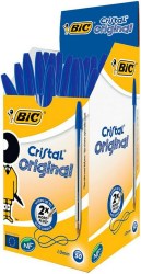 Bic Στυλό Ballpoint 1.0mm με Μπλε Mελάνι 1τμχ Cristal