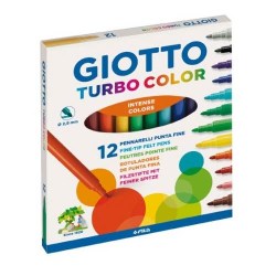  Μαρκαδόροι Giotto turbo color 12τεμ.