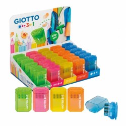 Giotto Ξύστρα 3 Σε 1 Με Τρύπες