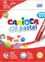 Carioca Λαδοπαστέλ Super Soft Oil Pastels 24 Χρωμάτων