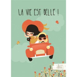 ΤΕΤΡΑΔΙΟ KΑΡΦΙΤΣΑ Α5 LA VIE EST BELLE! PICTURA