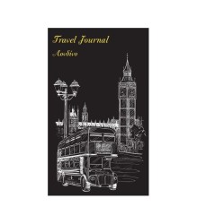 ΣΗΜΕΙΩΜΑΤΑΡΙΟ TRAVEL JOURNAL ΛΟΝΔΙΝΟ ΣΕ ΜΑΥΡΟ ΧΡΩΜΑ