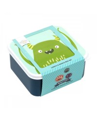 A little lovely company Σετ 4 δοχεία φαγητού Lunch & Snack Box "Monsters"
