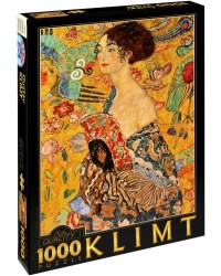 PUZZLE KLIMT: LADY WITH A FAN