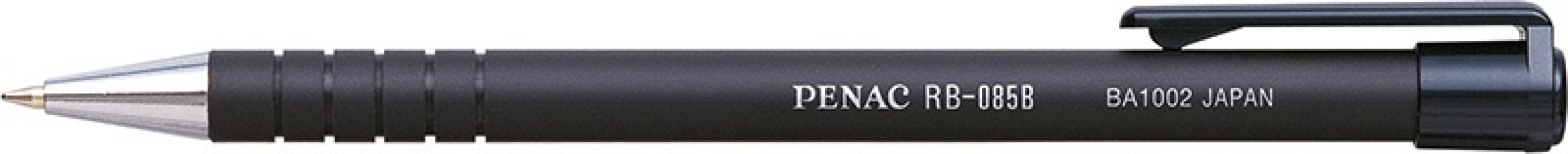 BALLPOINT PEN, RETRACTABLE PENAC RB085 1. 0MM, BLACK