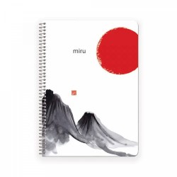 Loginotes Notebook SPIRAL LINE MOUNTAINS