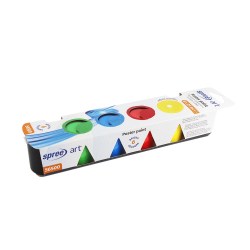  Σετ με 6 παιδικές τέμπερες σε βαζάκια των 25ml
